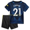 Original Trikotsatz Manchester United Edinson Cavani 21 Ausweichtrikot 2021-22 Für Kinder